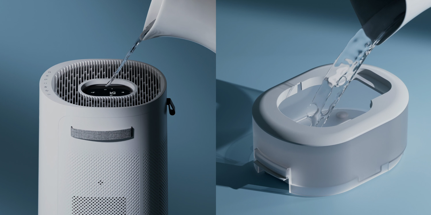 【交換用ウィックフィルター付】Blueair 2-in-1 加湿空気清浄機 DH3i